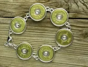 20 Gauge Brass Shotgun Tennis Bracelet, Winchester