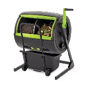Maze 65 Gallon Compost Tumbler & Cart Combo