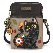Cellphone Xbody - Black Cat Purse by Chalahandbags