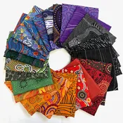 24 Fat Quarters Favorite Aboriginal Fabrics