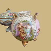 Austrian Porcelain Urn Vase