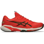 Asics Men's Solution Speed FF 4 Tennis Shoes (Cherry Tomato/Vintage Khaki)