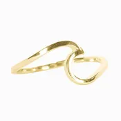 Gold Wave Ring