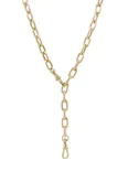 14k Extra Large Square Oval Link Chain Necklace with Swivel Clasps