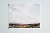 5x7 Vintage Big Sky Landscape Print