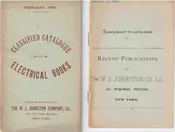 Classified Catalogue of Electrical Books, with Supplement for 1893