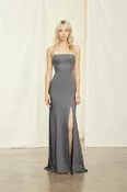 Amsale Long Bridesmaid Dress Jade