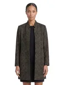 Stand Collar Topper, Knit Jacquard
