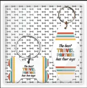 . Travel Partners Bag Tag & Collar Set