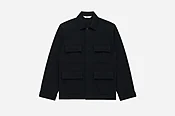 BDU Jacket ~ Black Back Satin