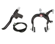 1000a Alloy Brake Front Black.