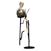 Female Candle Holder - Wrought iron and raffia — WAJ Collectibles