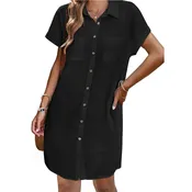 Around Town Button Down Dress