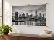Acrylic Floating Frame 24"x36" Wall Mount