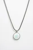 REYHAN HAKKI WOMENS 925 SILVER OPAL CZ TAG