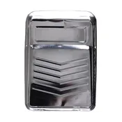 9" Bright Metal Tray