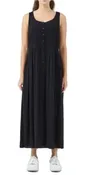 Frye Easy Button Front casual fall sleeveles long Midi maxi Dress black New S - $25 - From Miriam