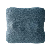 Bravo Shiatsu 4D Kneading Deep Tissue Massage Throw Pillow Grey Blue