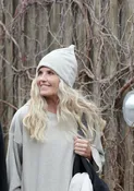 Henriette Steffensen Double Fleece Sauna Hat Sand | 4104