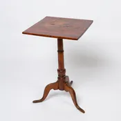 Late 18th Century American Candle Stand, Cherry