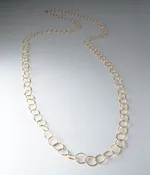40" Fine Circles (gold fill)