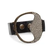 "Apple" Crystal Leather Bracelet