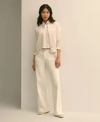 Patch-Pocket Flare Jeans