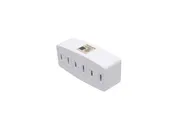 15 AMP 2-Wire Single-to-Triple Outlet Adapter | NEMA 1-15P & 1-15R