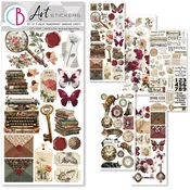Ciao Bella-Book Lover Transparent Adhesive Sheets — paper & i
