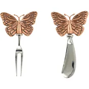 Butterflies Charcuterie 2 Piece Utensil Set
