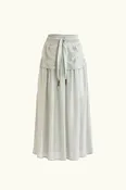 Amal Silk Habotai Skirt