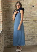 Cable Knit Sweater & Satin Midi Dress Set