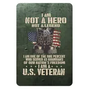 U.S. Marine Veteran/Hero Dog Tag/Boots Sticker