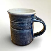 Elizabeth Krome - Blue Porcelain Mug