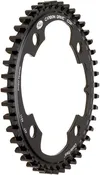 Gates Carbon Drive CDX CenterTrack Fin Line Front Belt Drive Ring - 46t 4-Bolt104mm BCD BLK