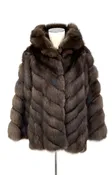 Dark Sable Jacket with Hood