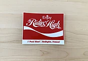 Enjoy Ridin' High Medium Size Sticker — Ridin High