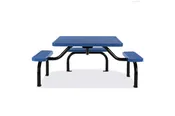 3-Seat ADA Expanded Steel Ultra Table with Surface Mount