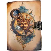 Celestial Leather Journal