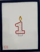 First Birthday Candle