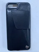 SMARTPHONE (Iphone* 6 7 8 PLUS, 10X MAX) Leather Cell Phone/Credit Card Holder #3008