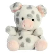 Aurora Palm Pals Piggles Spotted Piglet™ Stuffed Animal - Fun Collectible Plush for Kids and Adult Collectors - Perfect for Decorating Rooms and Birthday Gifts - White 4.5 Inches