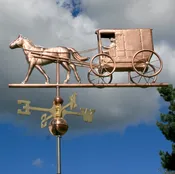 Amish Horse and Buggy Weathervane 749