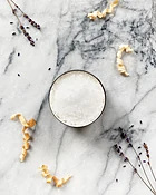 Lavender + Hinoki Botanical Bath Salts | Slow Beauty Aromatherapy Soak | marble & milkweed — marble & milkweed