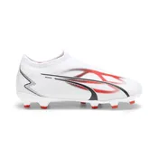 Puma Ultra Match LL FG/AG Junior Soccer Cleats - White/Black/Orchid