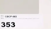 083 Lexus White Nova Custome Color Match Brake Caliper Paint Kit