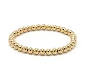 5mm Waterproof 14k Gold Filled Karma Bracelet
