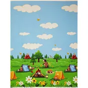 Barron Goes Camping Fabric Collection - Camping Border