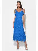 Adelyn Rae Blair Flower Lace Midi Dress