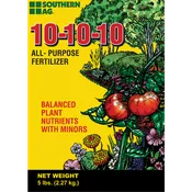 All Purpose Fertilizer 10-10-10 – balanced nutrition for overall plant  health - 5 LB Bag.